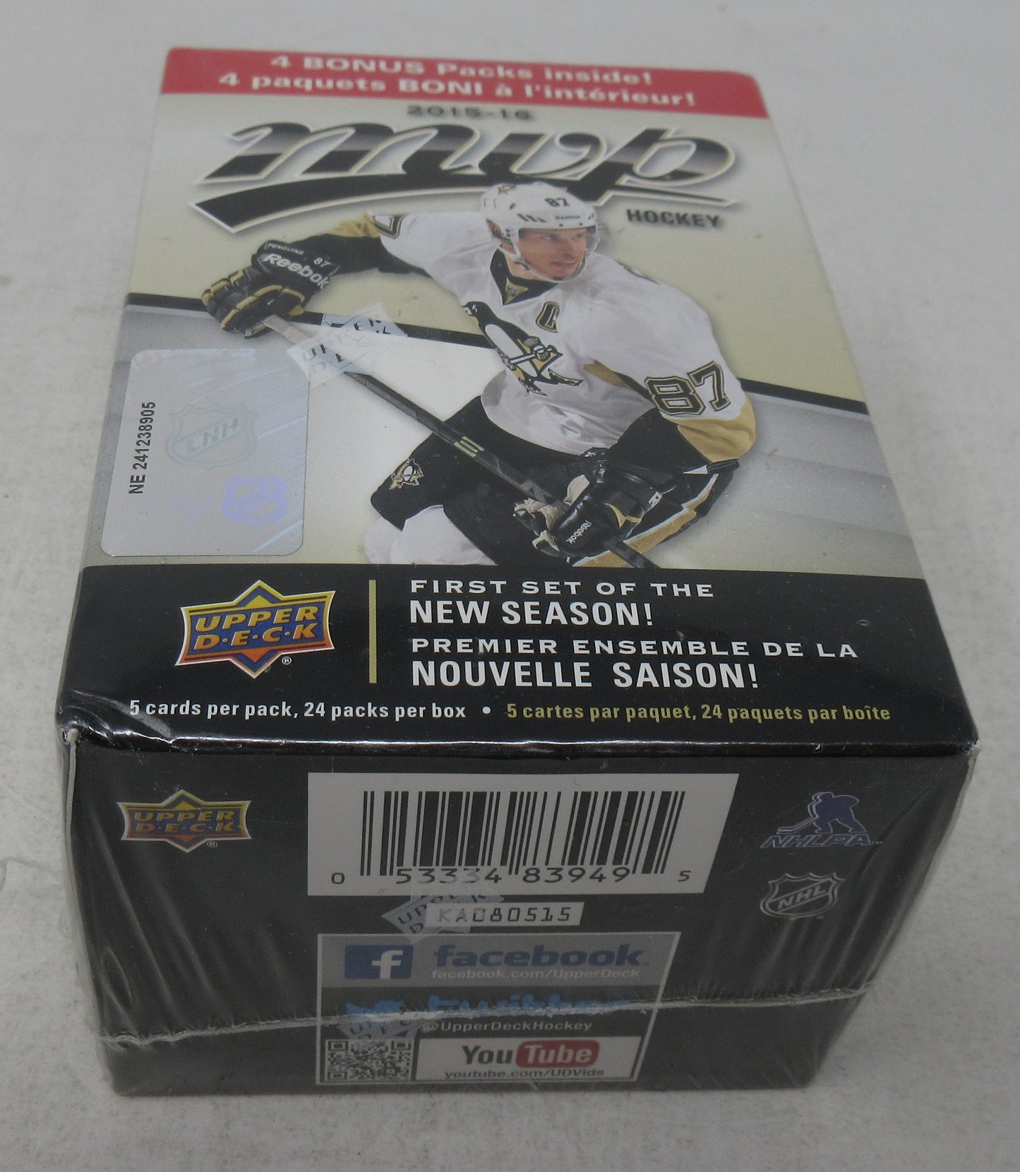 2015/16 Upper Deck MVP Hockey Blaster Box (24/5)