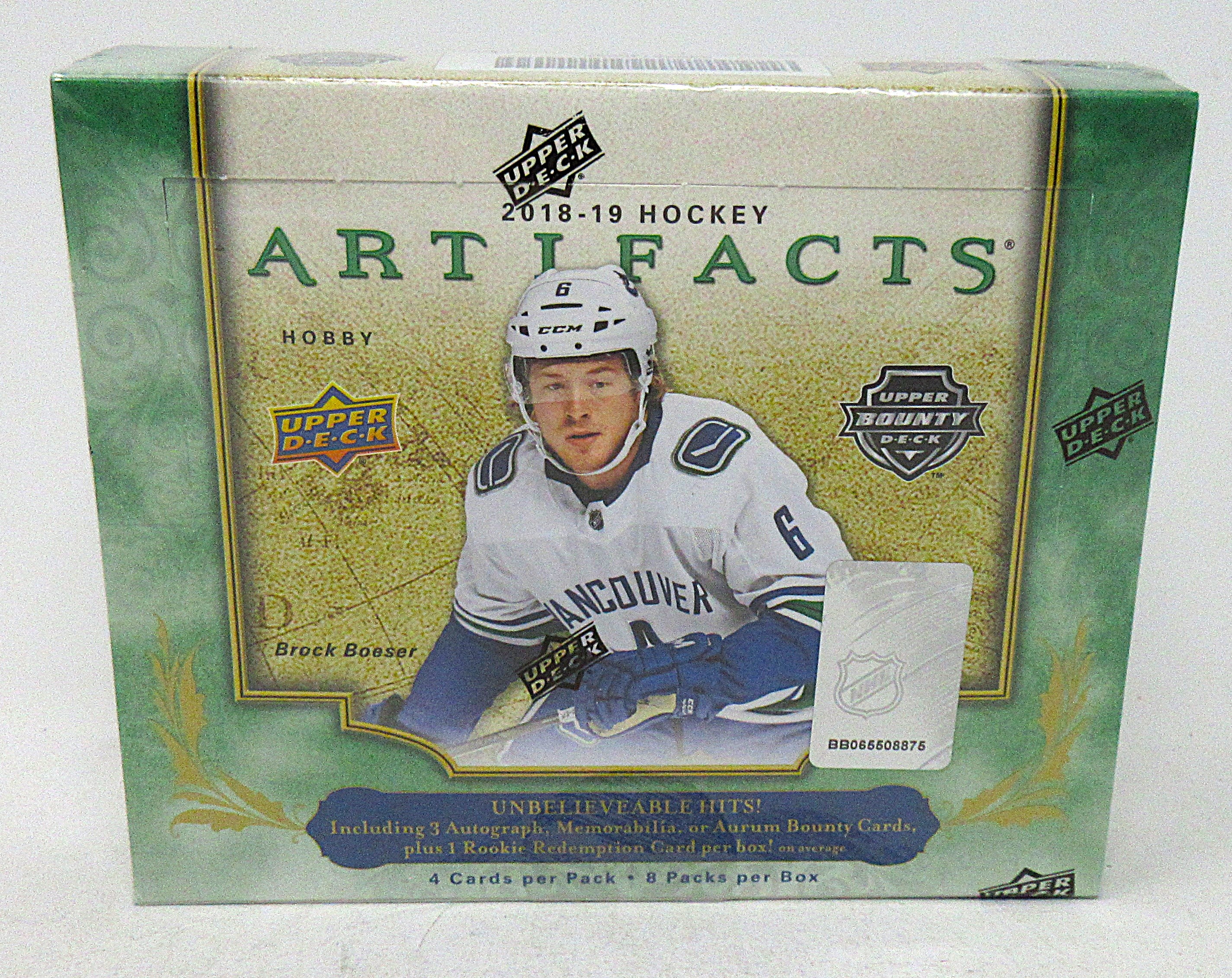 2018/19 Upper Deck Artifacts Hockey Box (Hobby) (8/4)