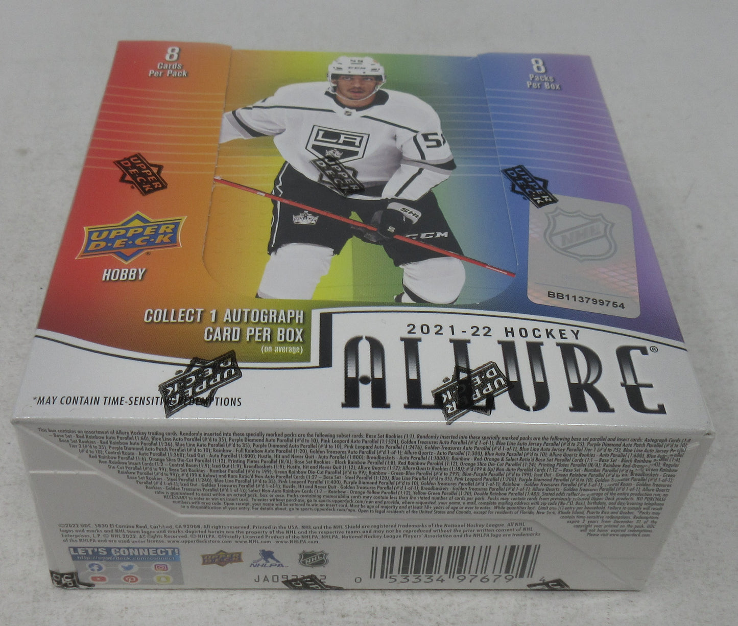 2021/22 Upper Deck Allure Hockey Box (Hobby) (8/8)