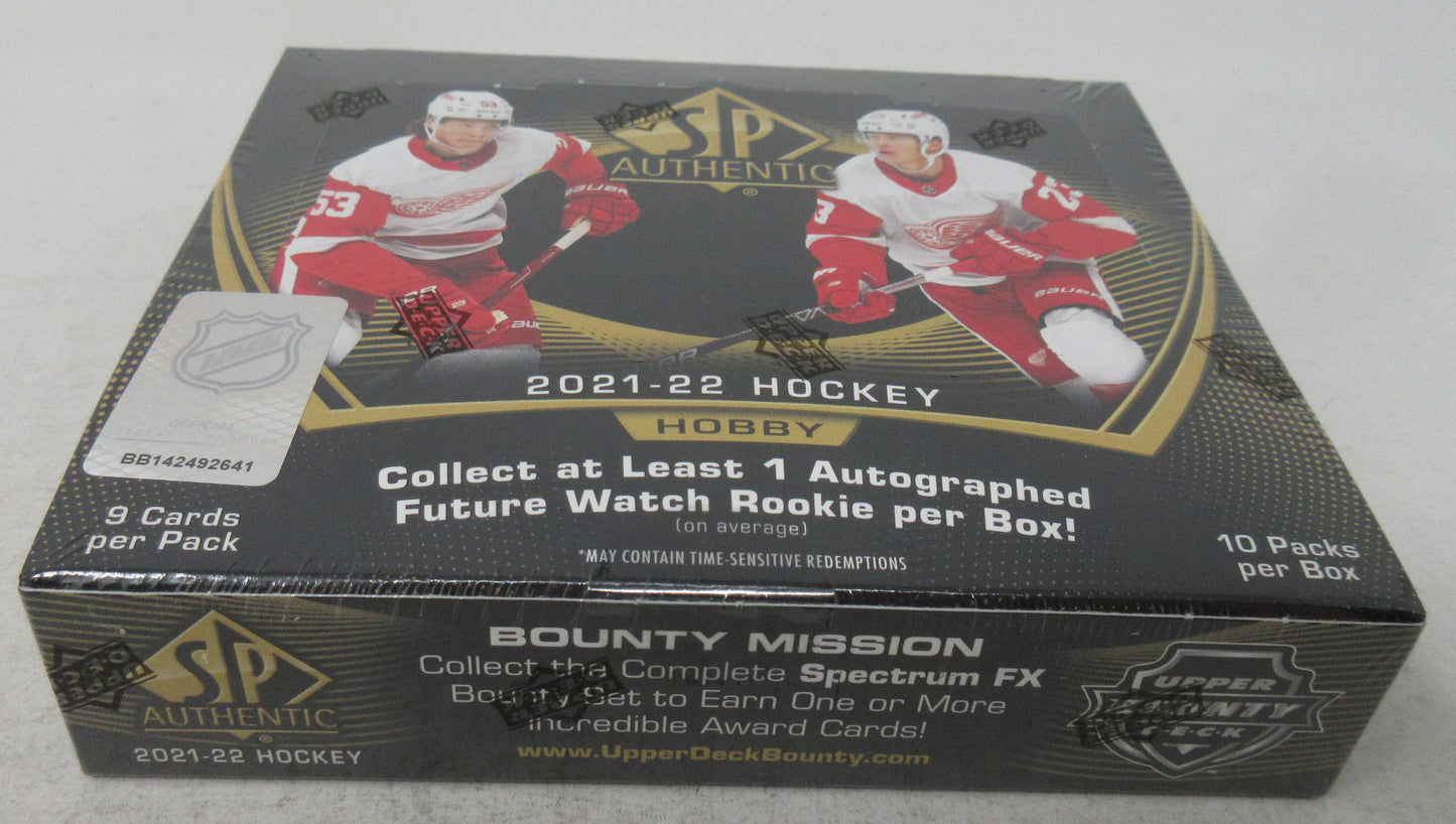 2021/22 Upper Deck SP Authentic Hockey Box (Hobby) (10/9)