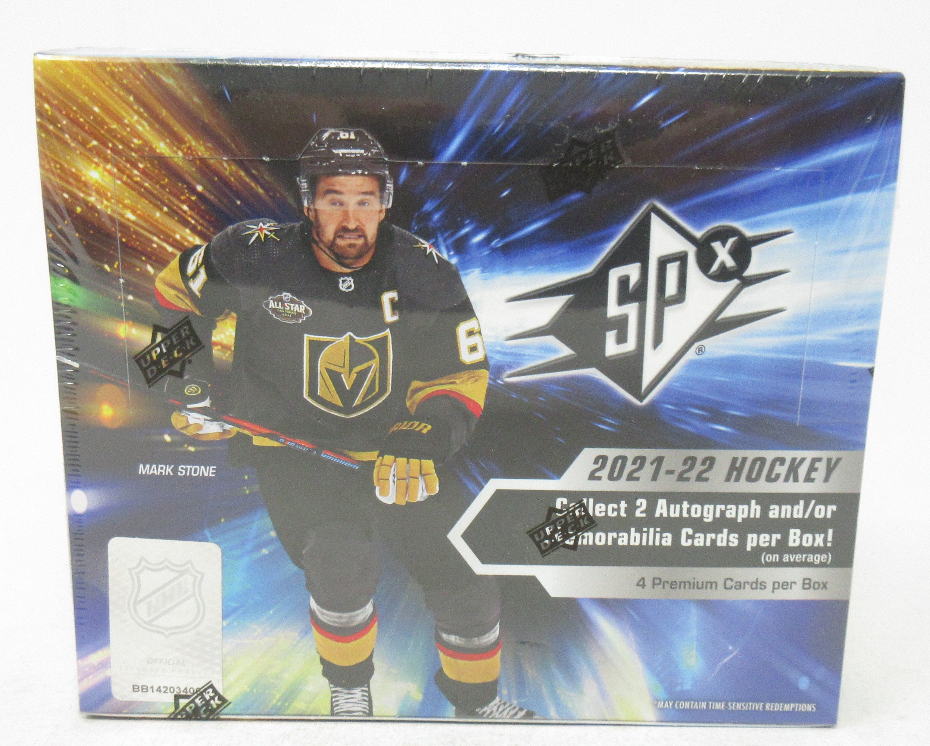 2021/22 Upper Deck SPX Hockey Box (Hobby) (4 Cards)