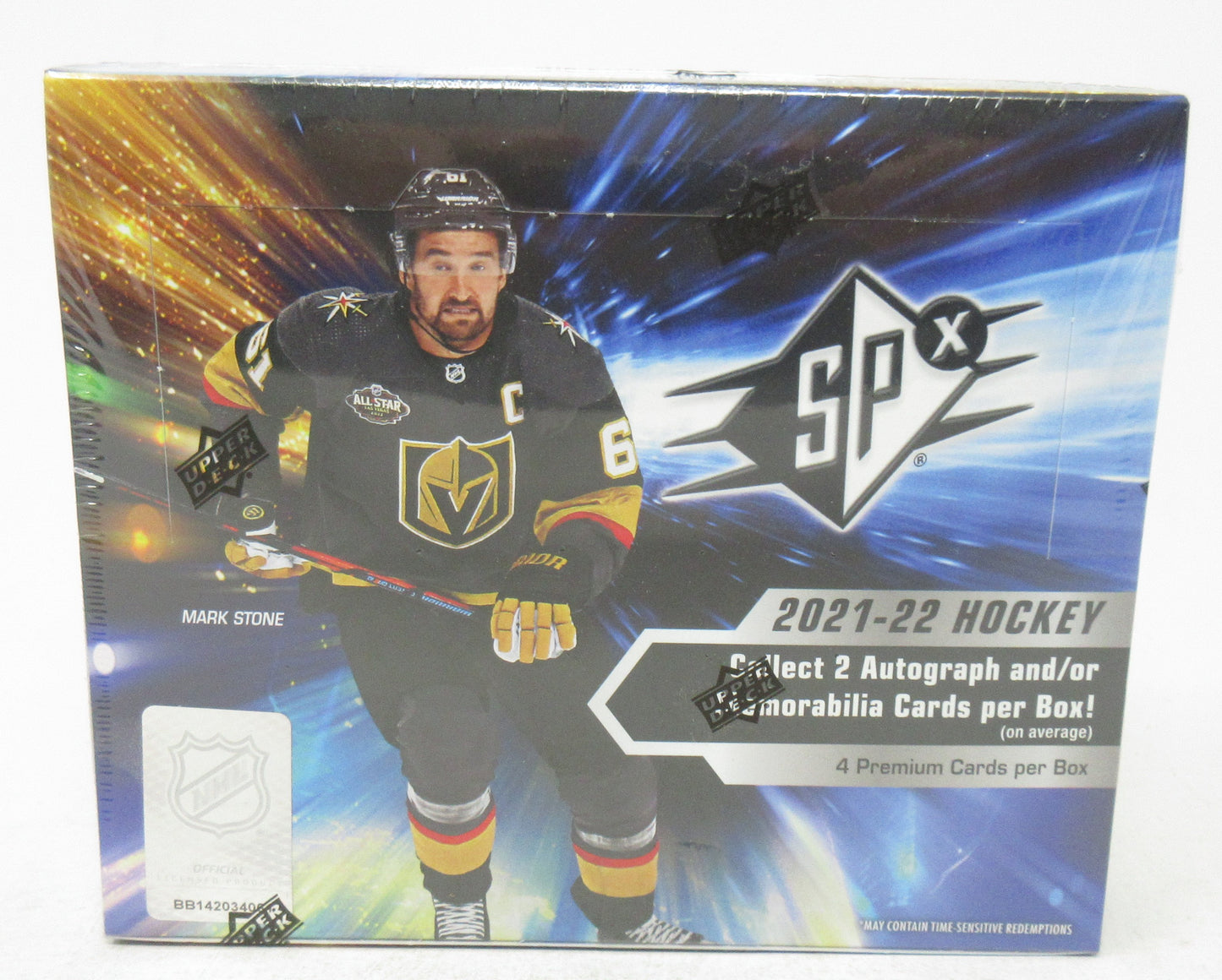 2021/22 Upper Deck SPX Hockey Box (Hobby) (4 Cards)