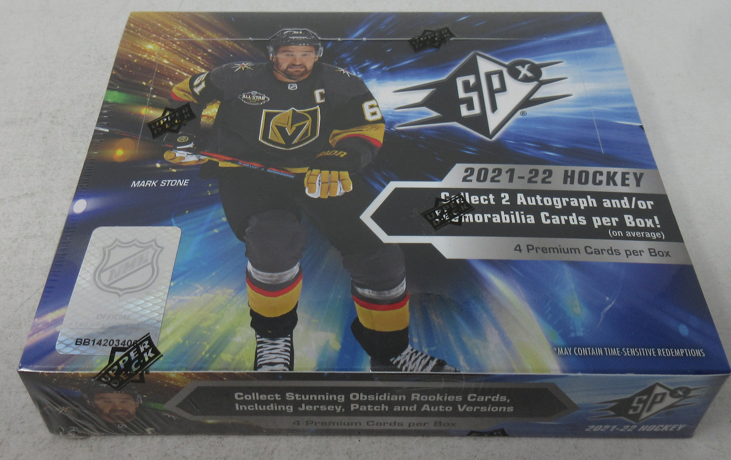 2021/22 Upper Deck SPX Hockey Box (Hobby) (4 Cards)