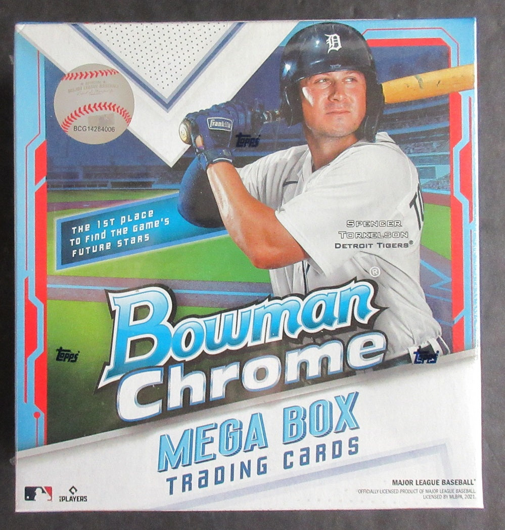 2021 Bowman Chrome Baseball Mega Box (5/5 & 2/5)