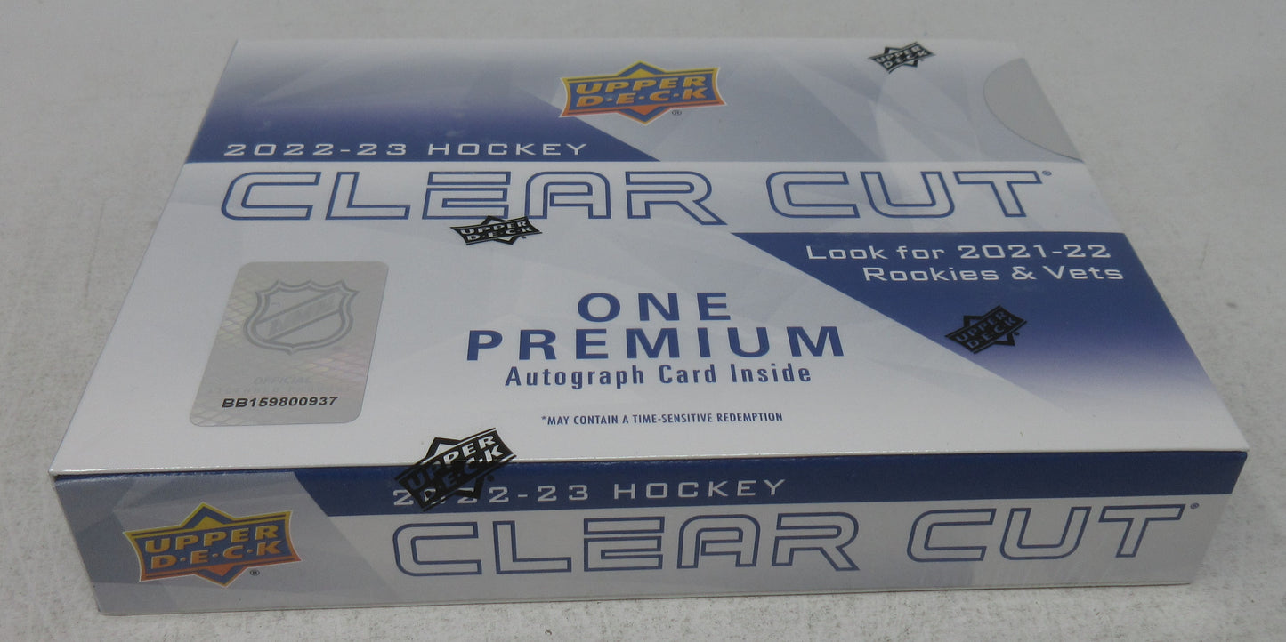 2022/23 Upper Deck Clear Cut Hockey Box (Hobby) (1)