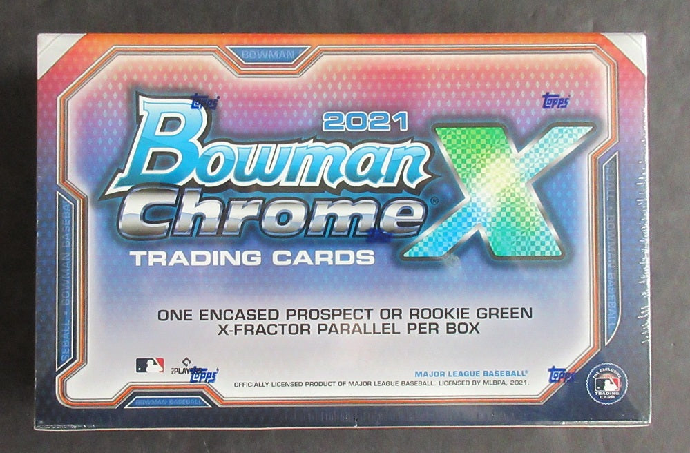 2021 Bowman Chrome X Baseball Box (Hobby)