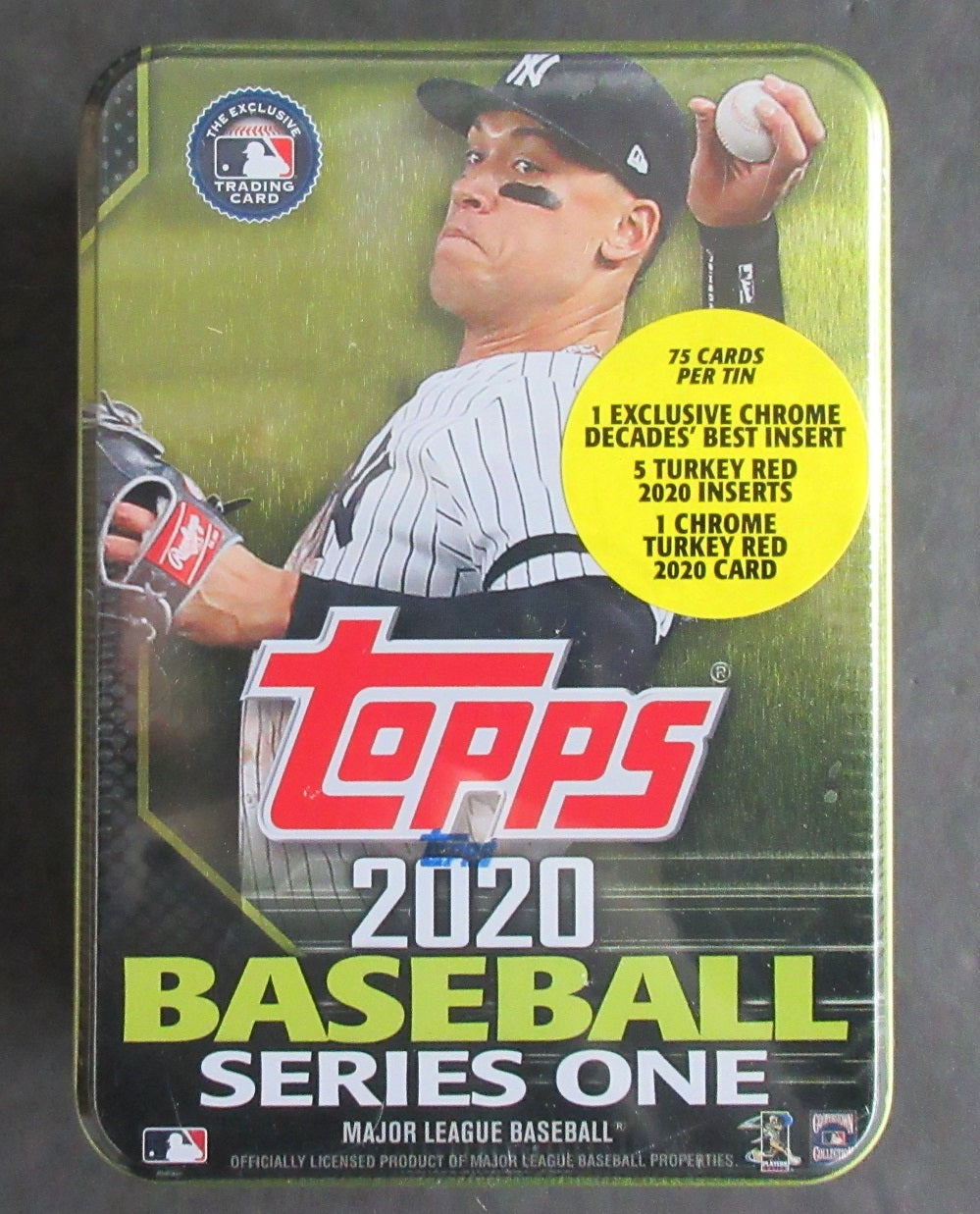 2020 Topps Baseball Series 1 Box (Tin) (75 Cards plus inserts)