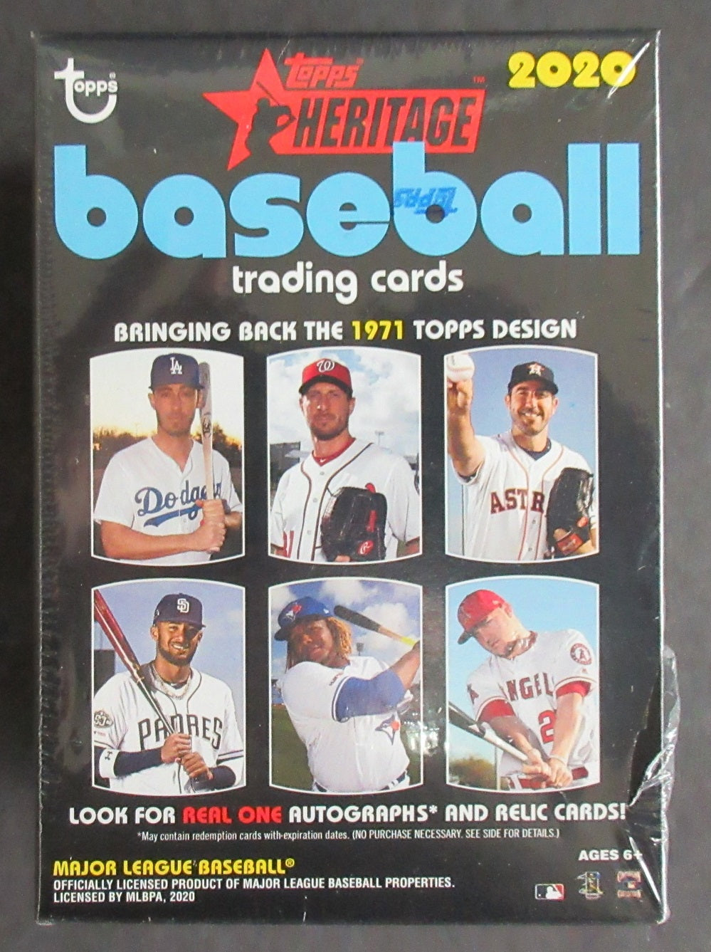 2020 Topps Heritage Baseball Blaster Box (8/9)