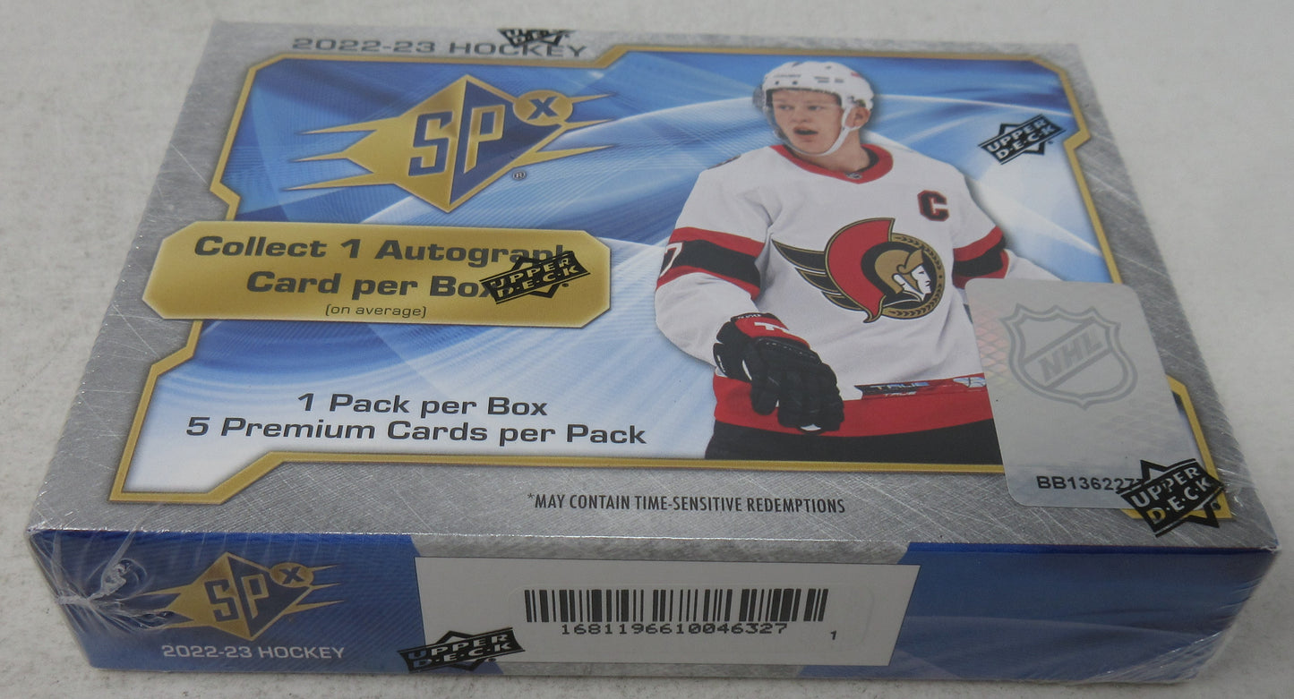 2022/23 Upper Deck SPX Hockey Box (Hobby) (1/5)