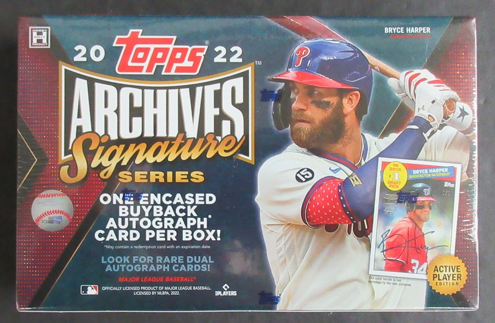 2022 Topps Archives Signature Series Baseball Box (Active Player) (Hobby)