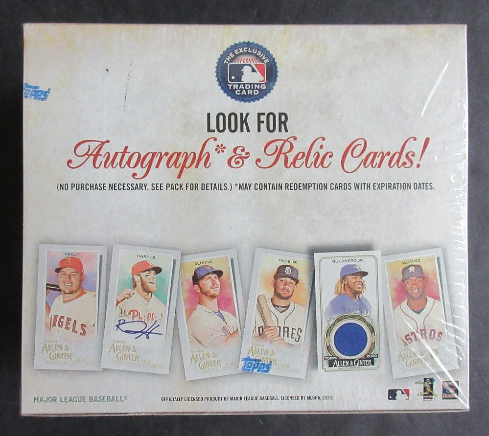 2020 Topps Allen & Ginter Baseball Box (Retail) (24/6)