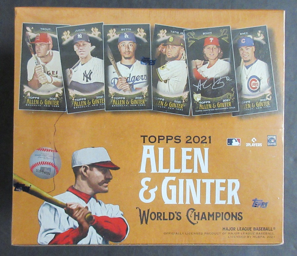 2021 Topps Allen & Ginter X Baseball Box (18/8)