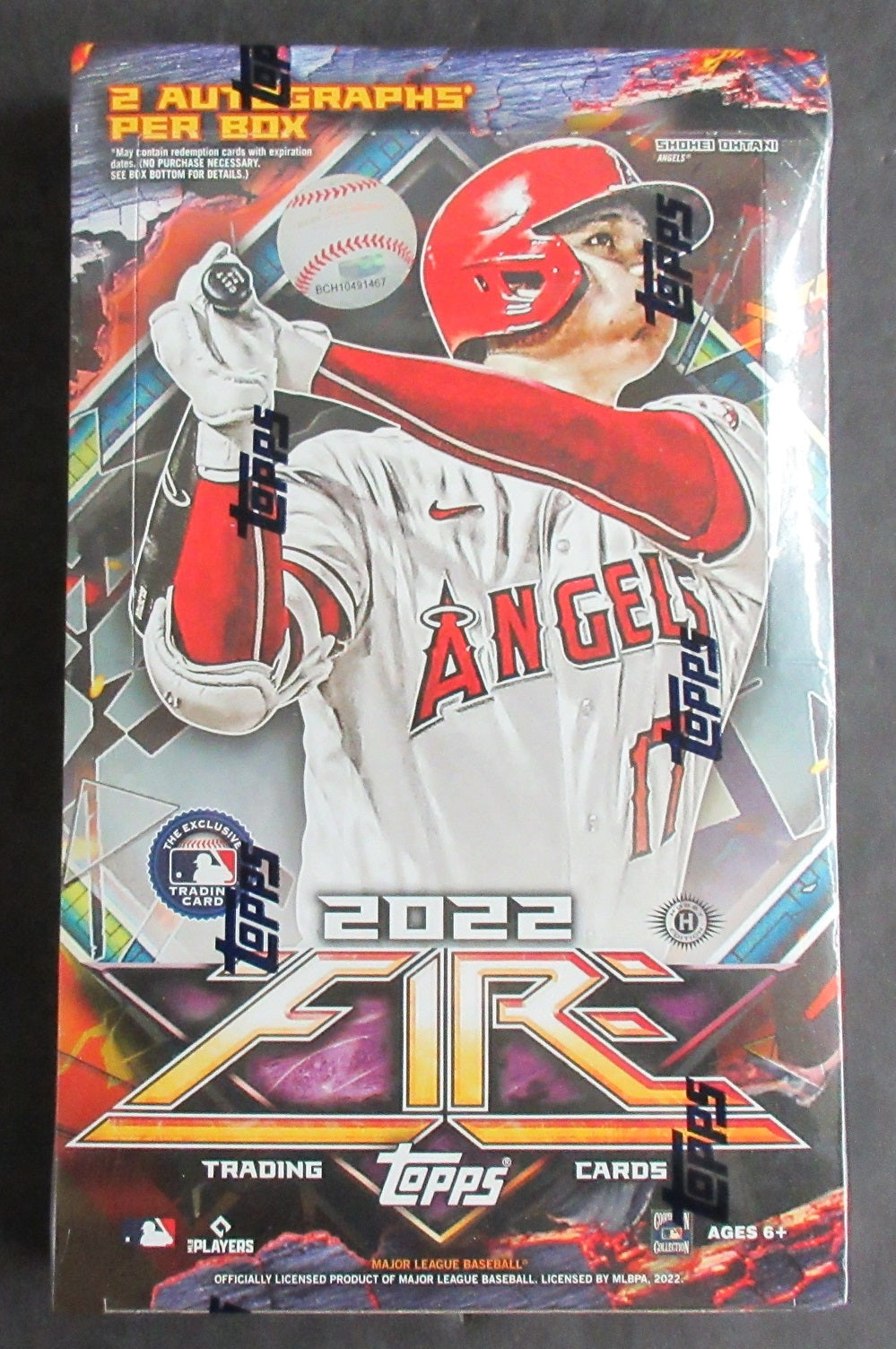 2022 Topps Fire Baseball Box (Hobby) (20/6)