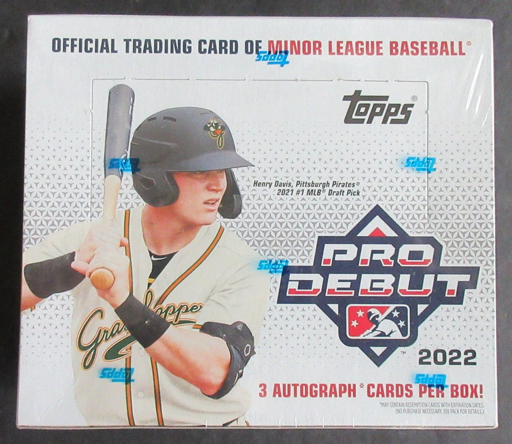 2022 Topps Pro Debut Baseball Jumbo Box (6/24)