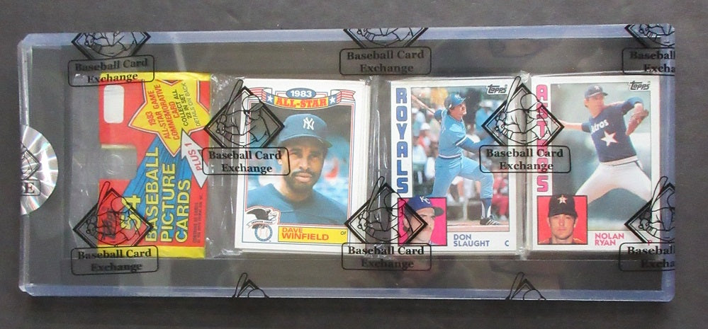 1984 Topps Baseball Unopened Rack Pack (BBCE) (Ryan Top #1)