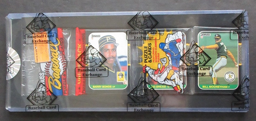 1987 Donruss Baseball Unopened Rack Pack (BBCE) (Bonds Top)