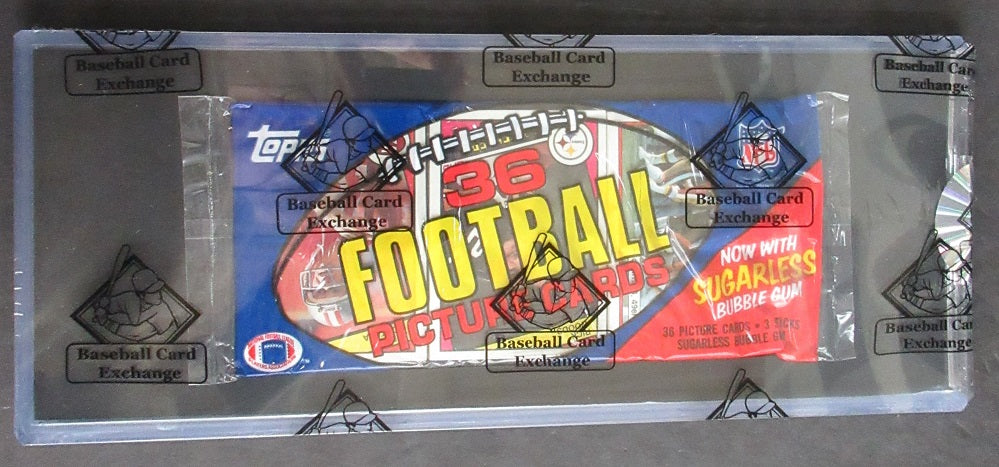 1984 Topps Football Unopened Grocery Rack Pack (BBCE) (Montana Top)