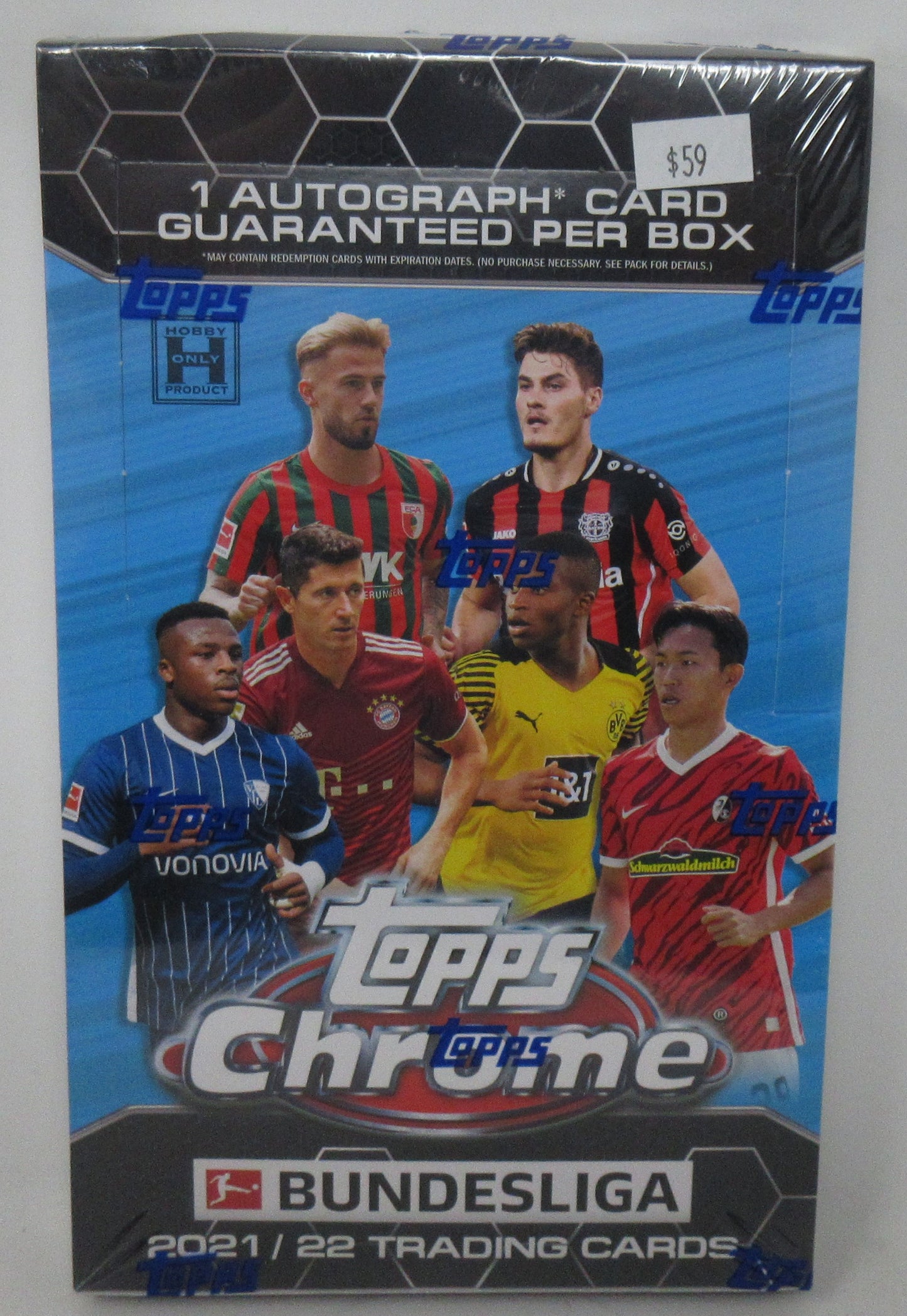 2021/22 Topps Chrome Bundesliga Soccer Box (Hobby) (18/4)