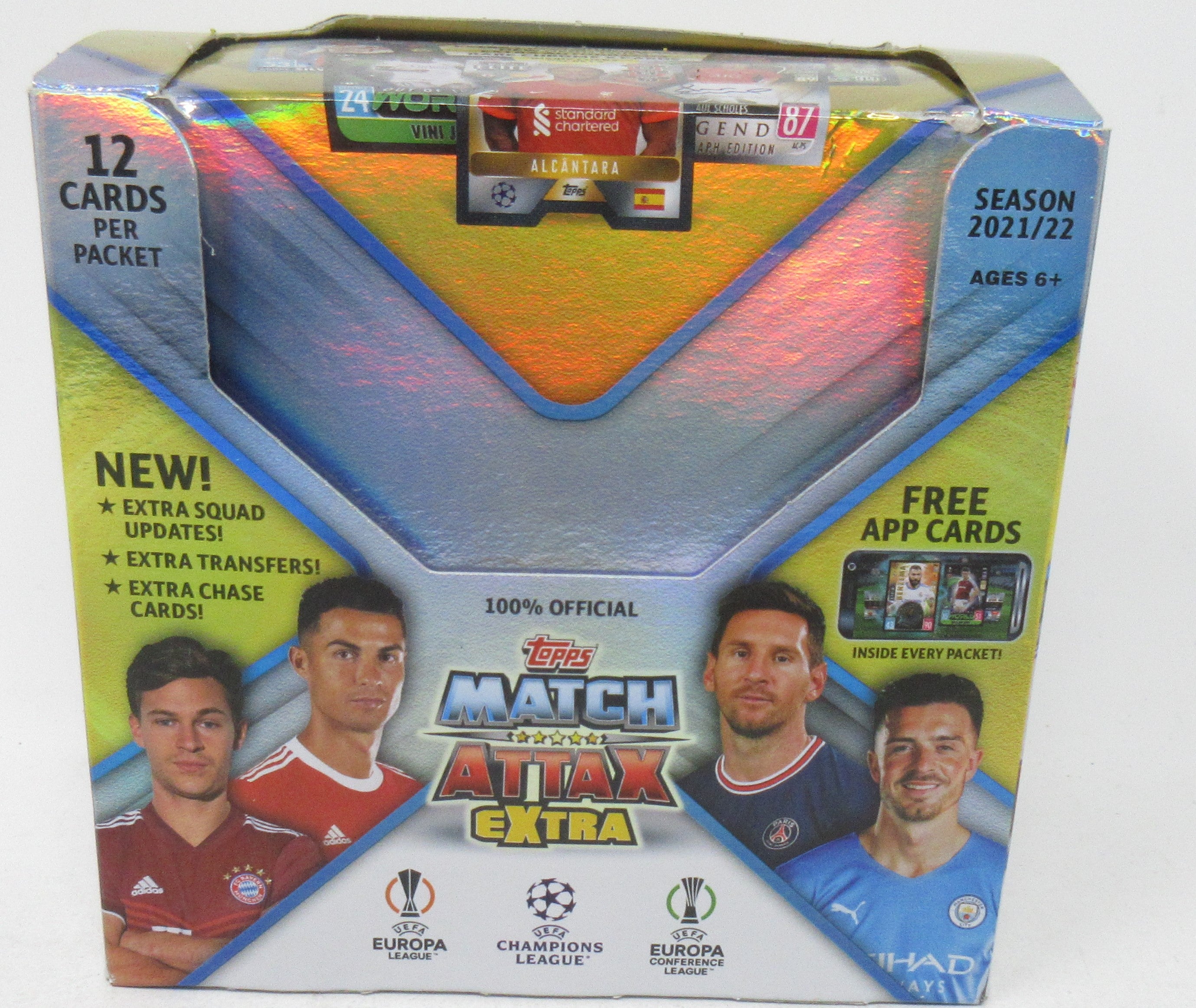 2021/22 Topps Match Attax Extra Soccer Box (24/12)