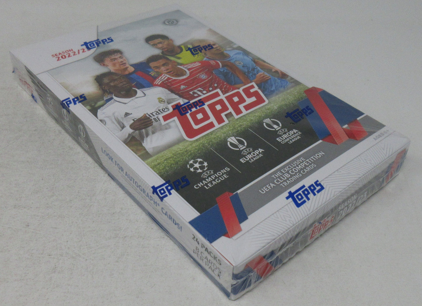 2022/23 Topps UEFA Club Competitions Soccer Box (Hobby) (24/8)