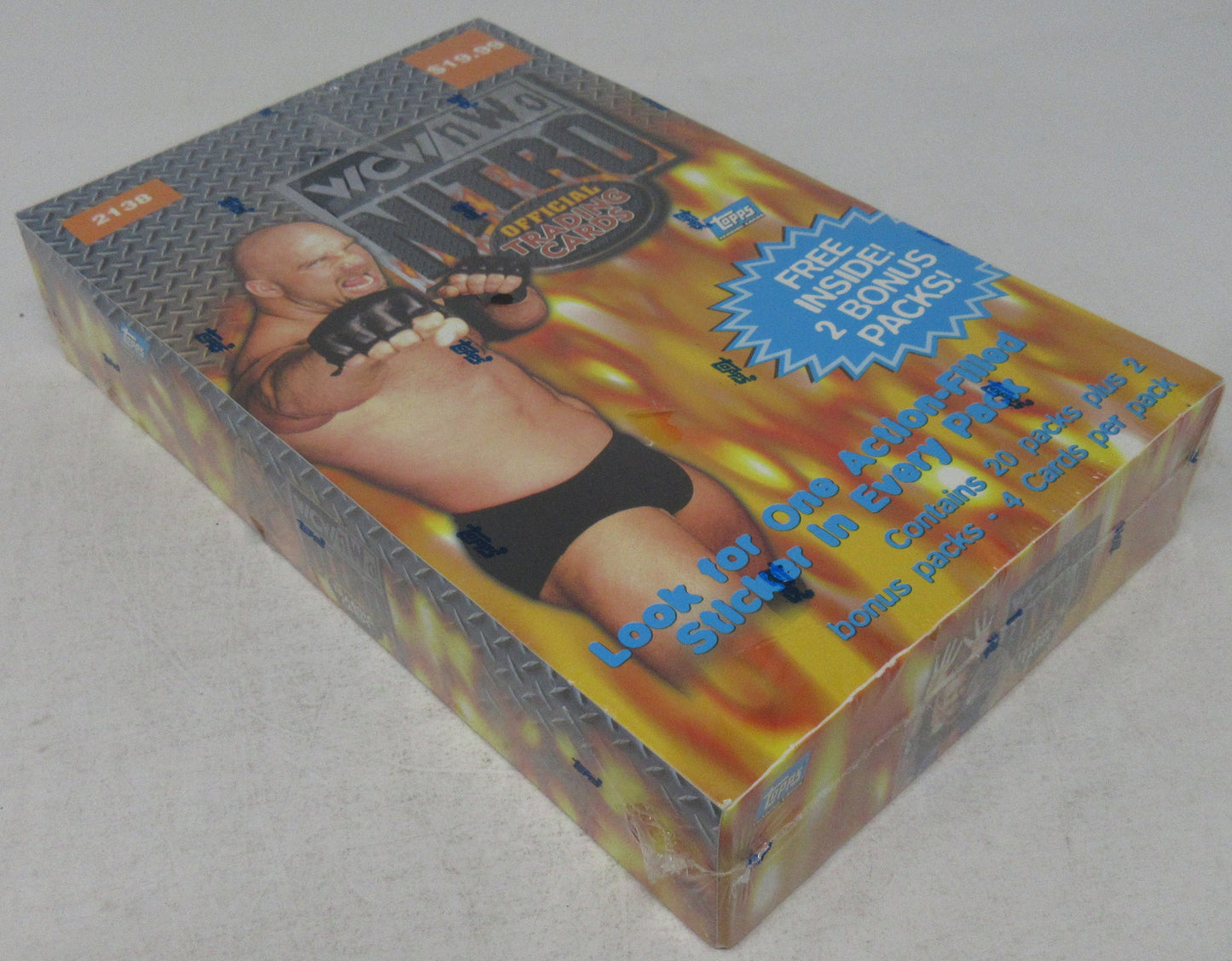 1999 Topps WCW/NWO Nitro Wrestling Blaster Box (22/4)