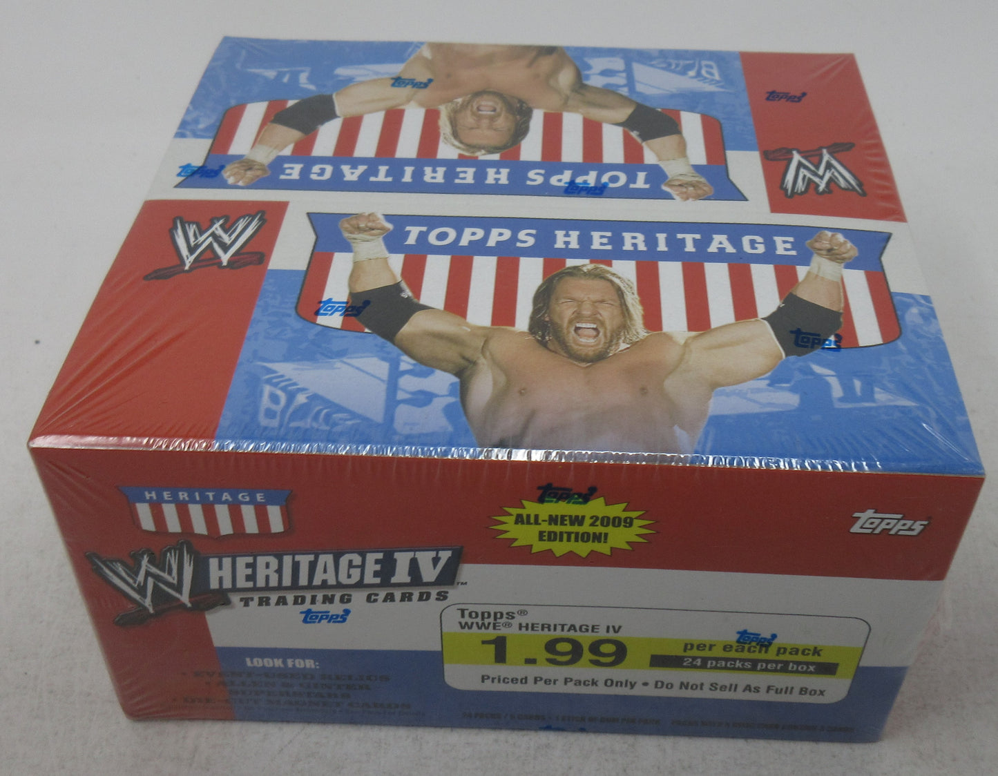 2009 Topps Heritage IV WWE Wrestling Box (Retail) (24/5)