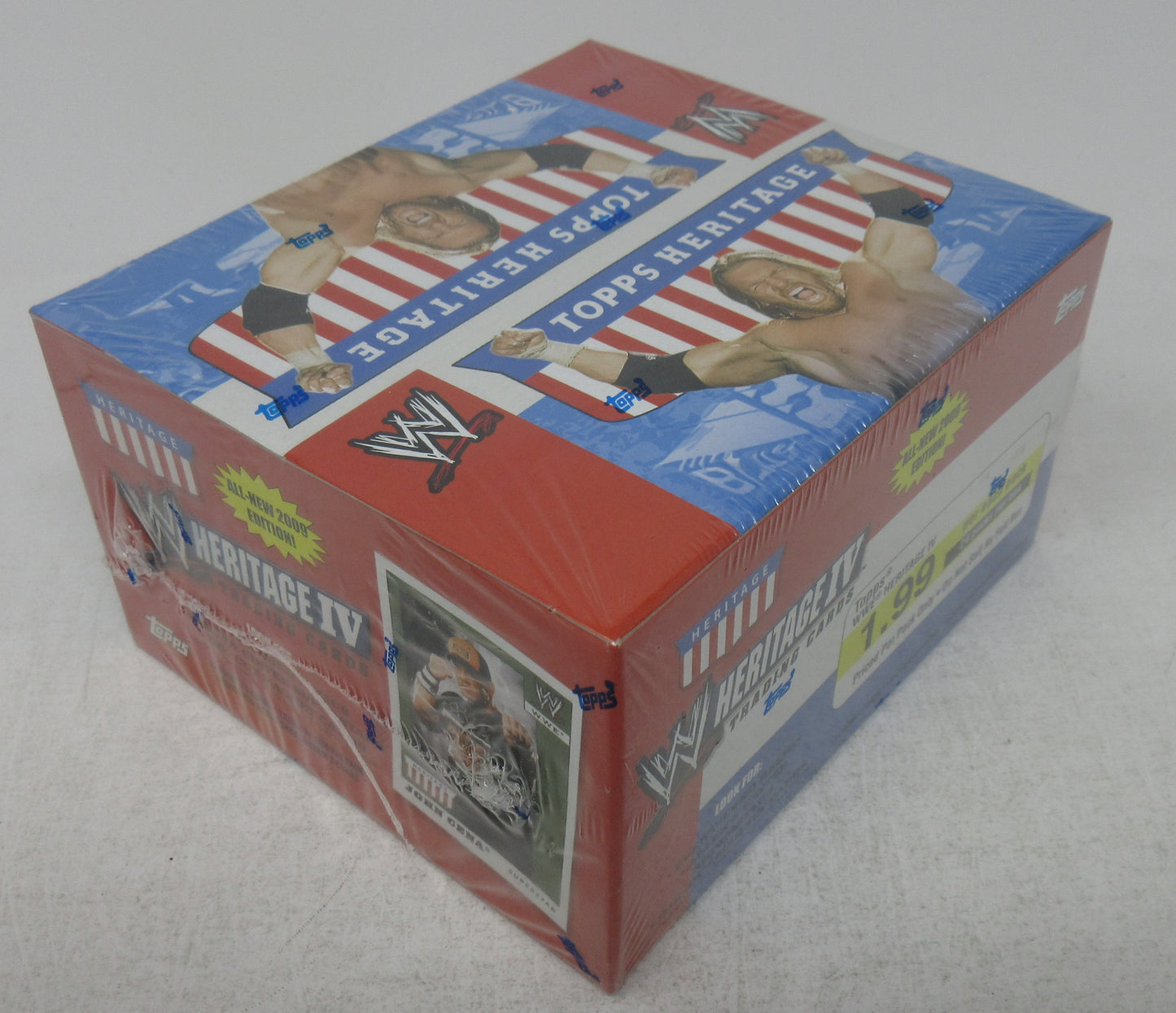 2009 Topps Heritage IV WWE Wrestling Box (Retail) (24/5)