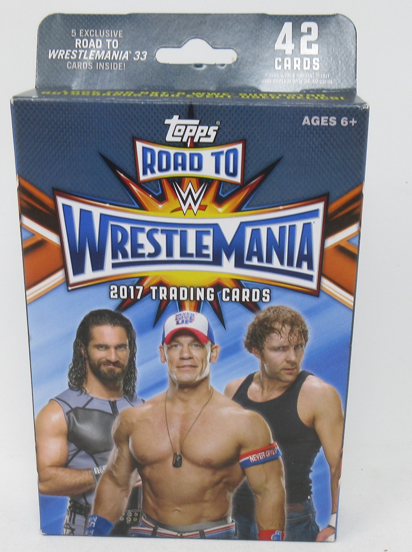 2017 Topps WWE Wrestling Road To WrestleMania Hanger Box (42 Cards)