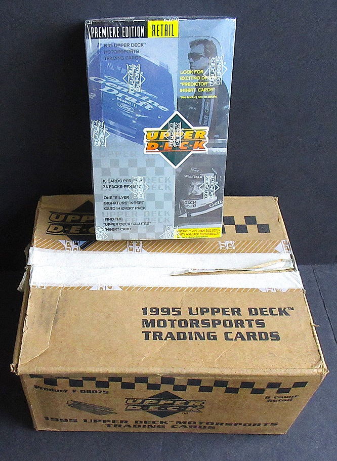 1995 Upper Deck Racing Series 1 Case (Retail) (6 Box) (08075)