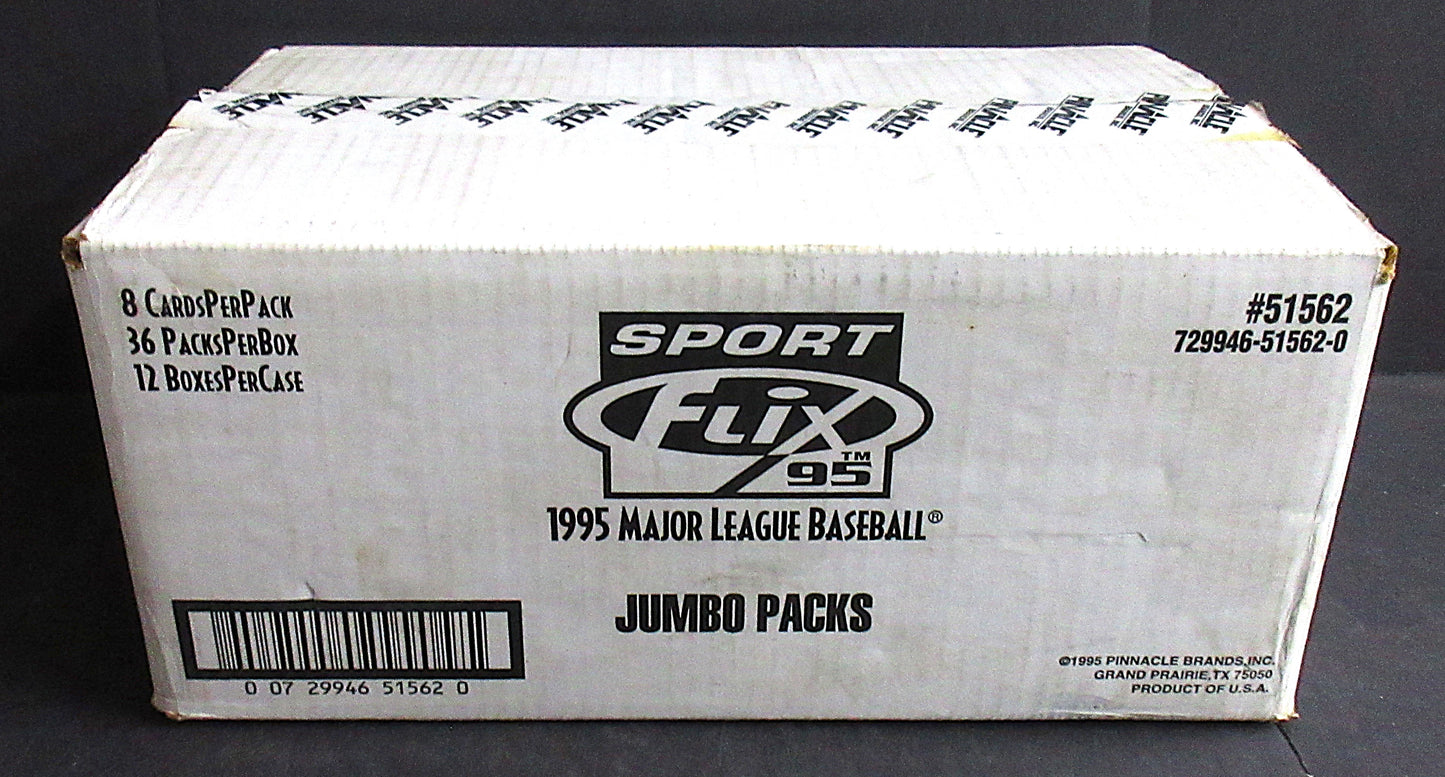 1995 Pinnacle Sportflix Baseball Jumbo Case (Retail) (12 Box) (51562)