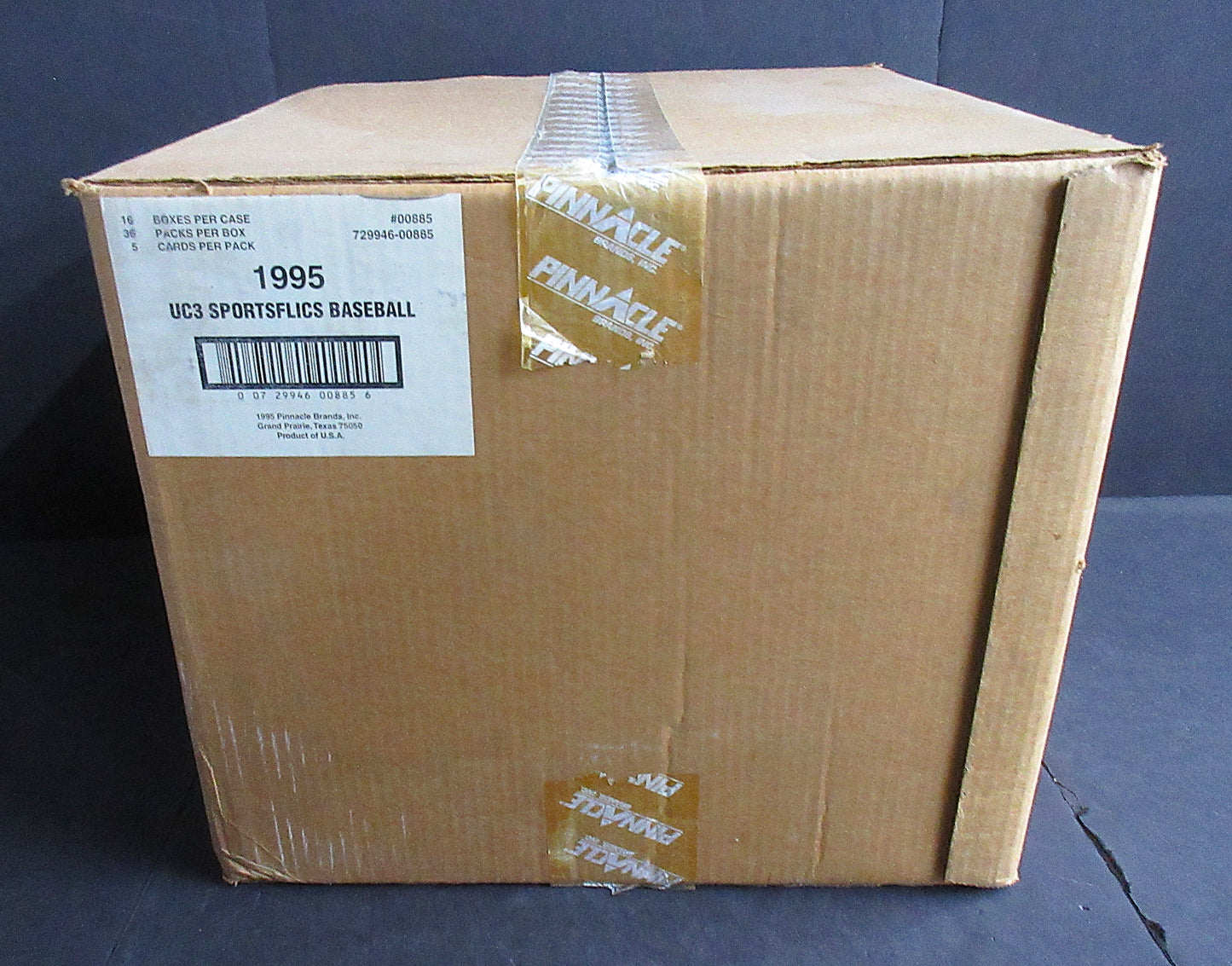 1995 Pinnacle Baseball UC3 Case (16 Box) (00885)