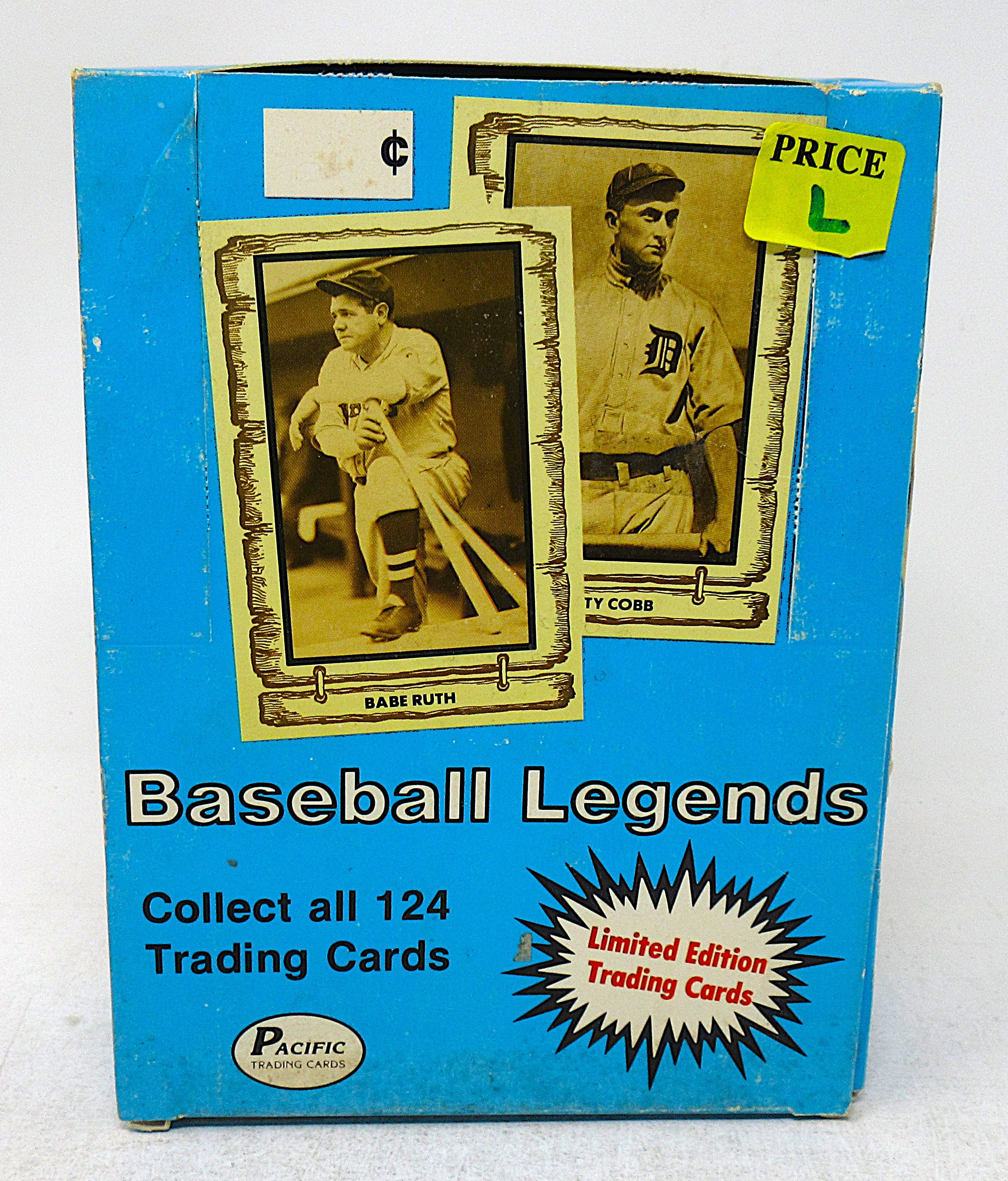 1986 Pacific Baseball Legends Wax Box (36/8)