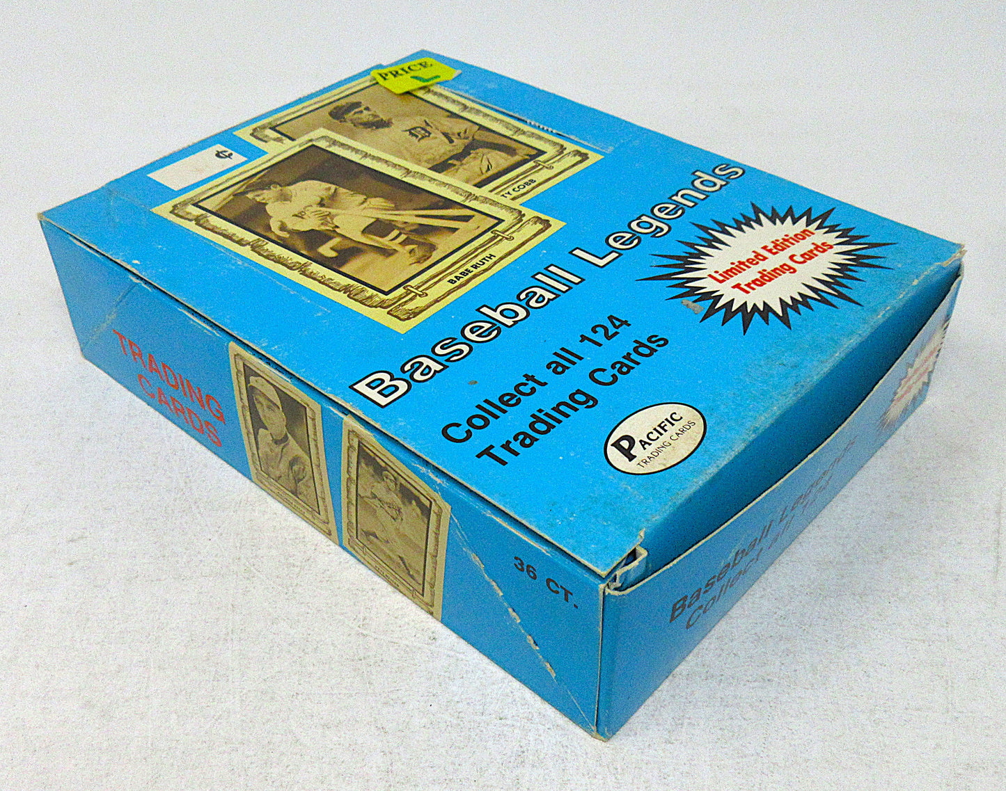 1986 Pacific Baseball Legends Wax Box (36/8)