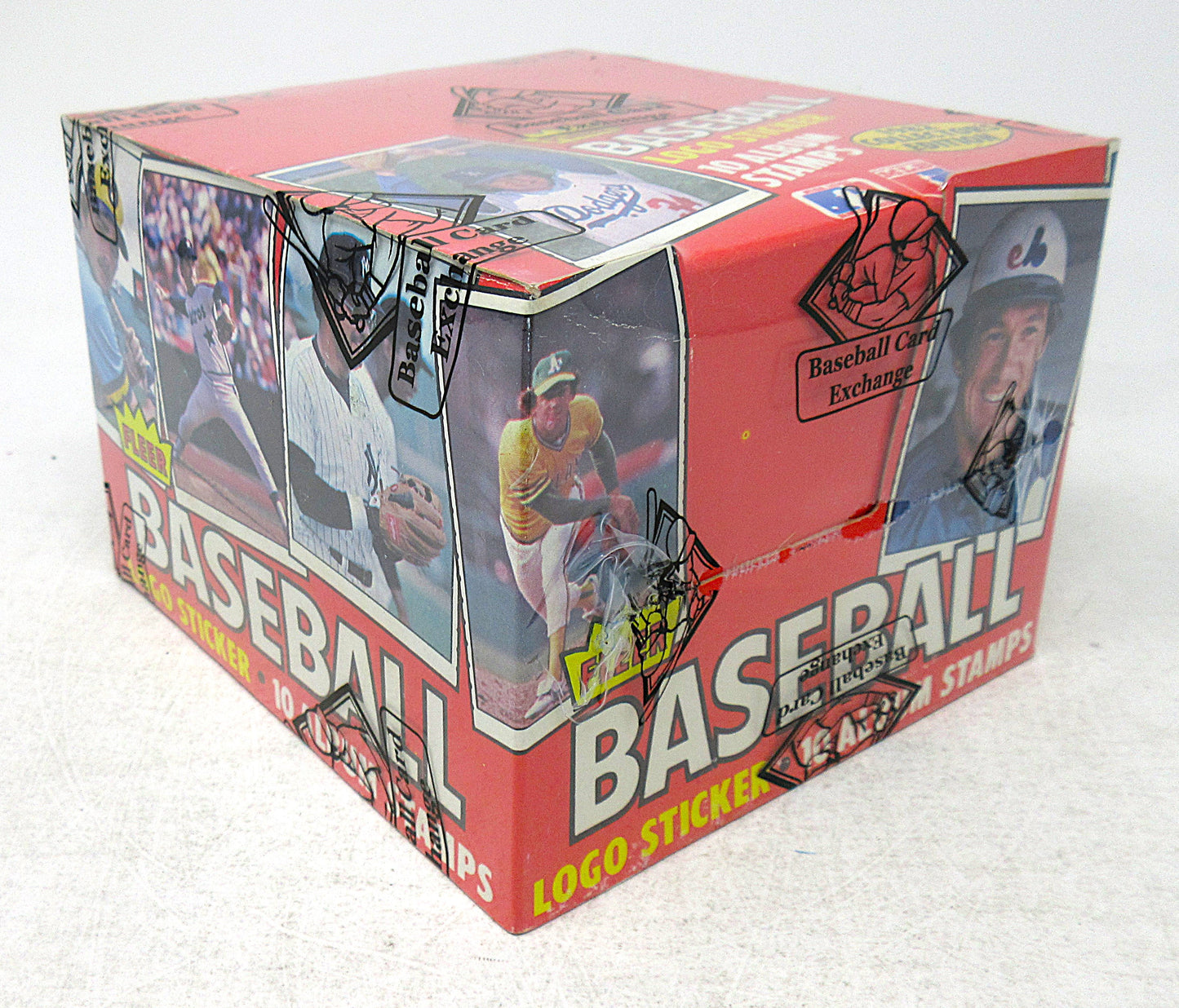 1982 Fleer Baseball Stamps and Stickers Box (BBCE)