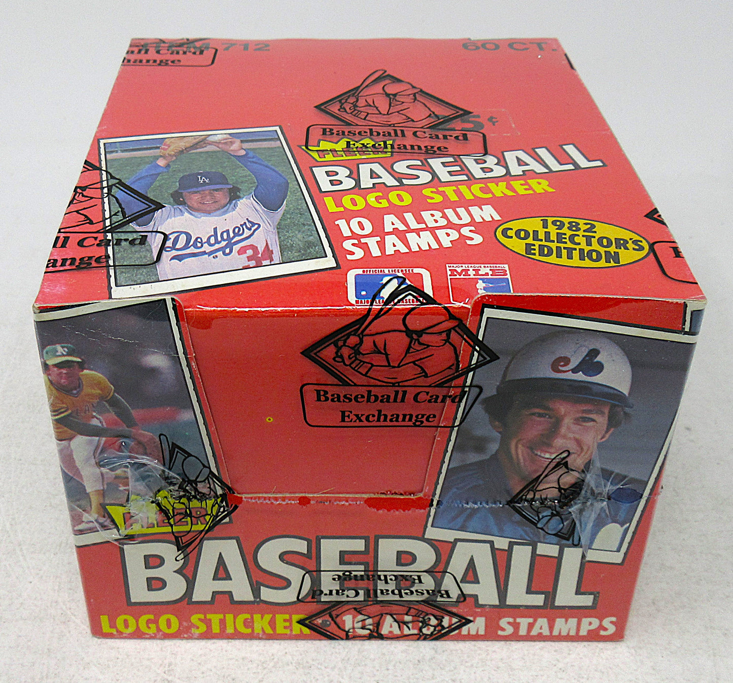 1982 Fleer Baseball Stamps and Stickers Box (BBCE)