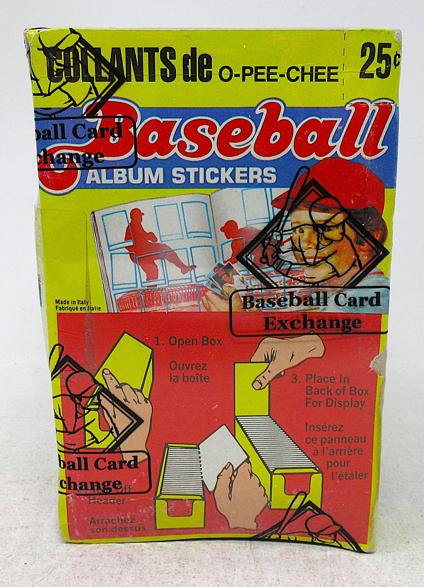 1983 O-Pee-Chee Baseball Stickers Unopened Box (BBCE)