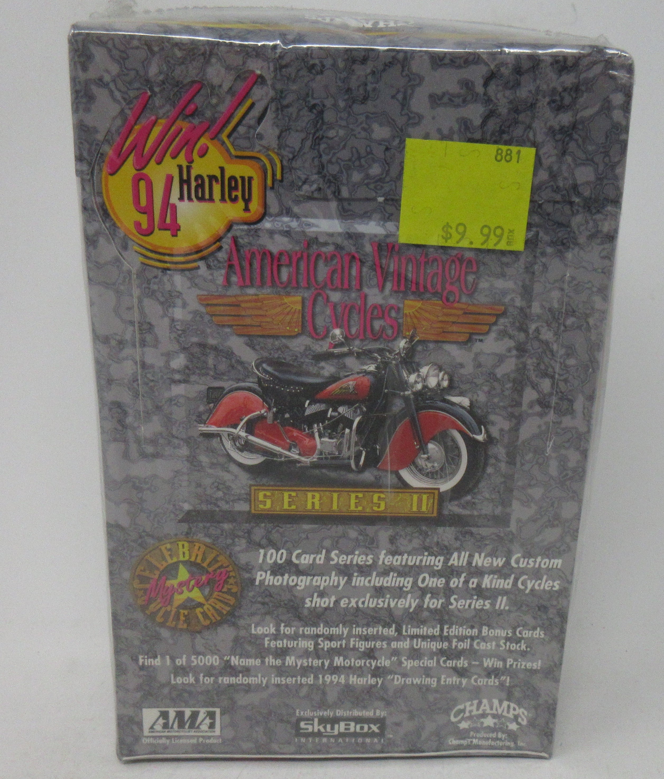 1994 Skybox Champs American Vintage Cycles Series 2 Box