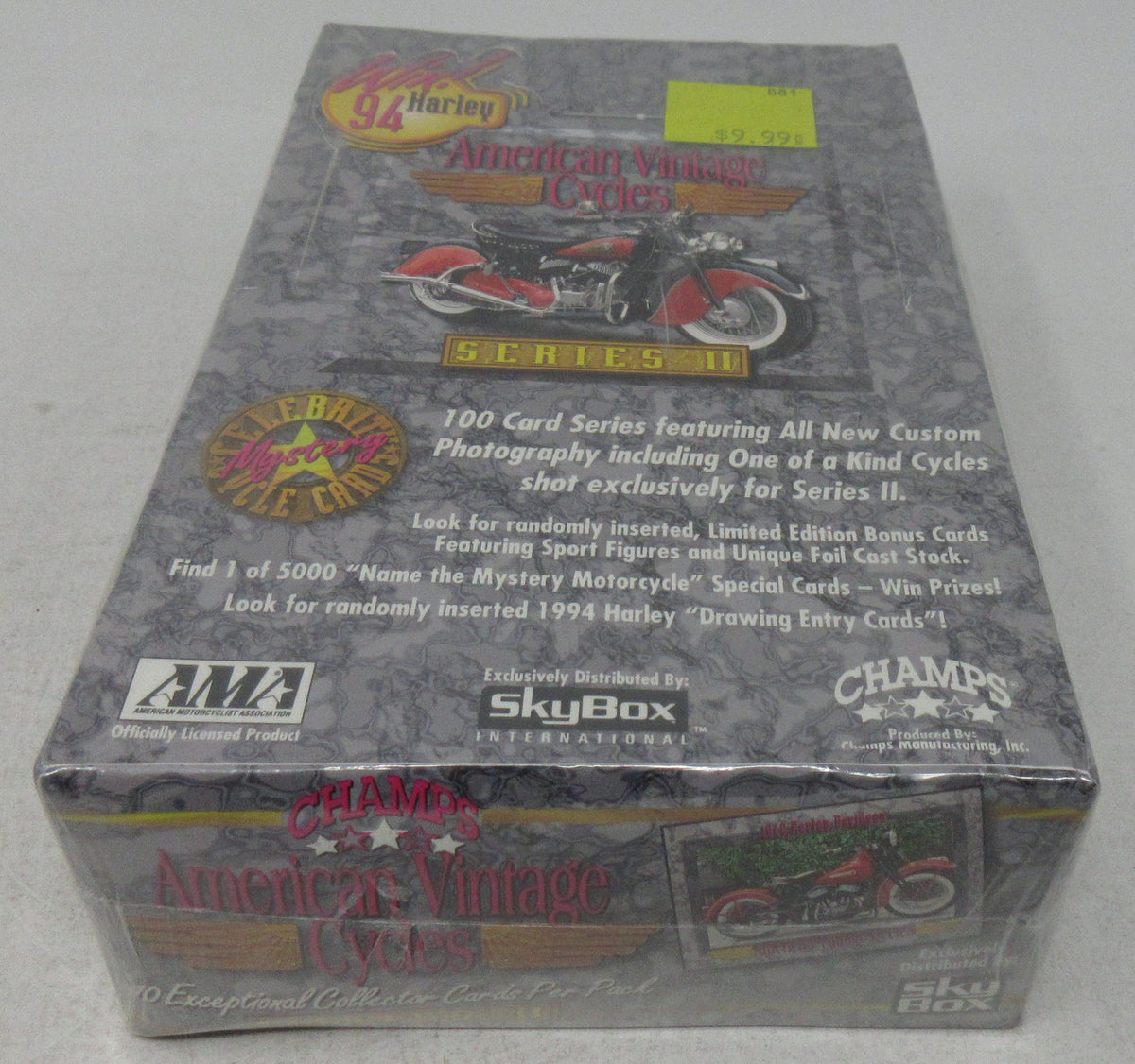 1994 Skybox Champs American Vintage Cycles Series 2 Box
