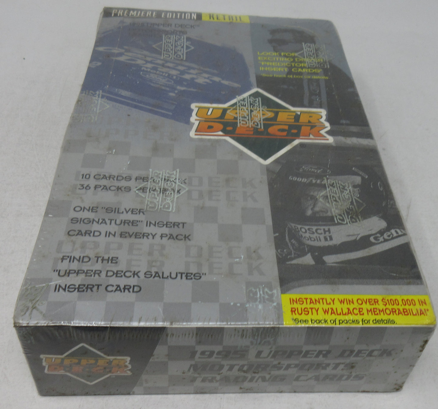1995 Upper Deck Series 1 Racing Race Cards Box (36/10) (Retail)