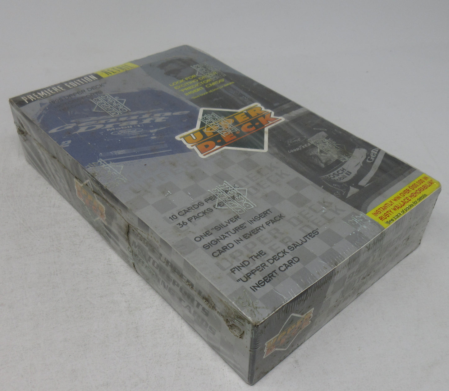 1995 Upper Deck Series 1 Racing Race Cards Box (36/10) (Retail)