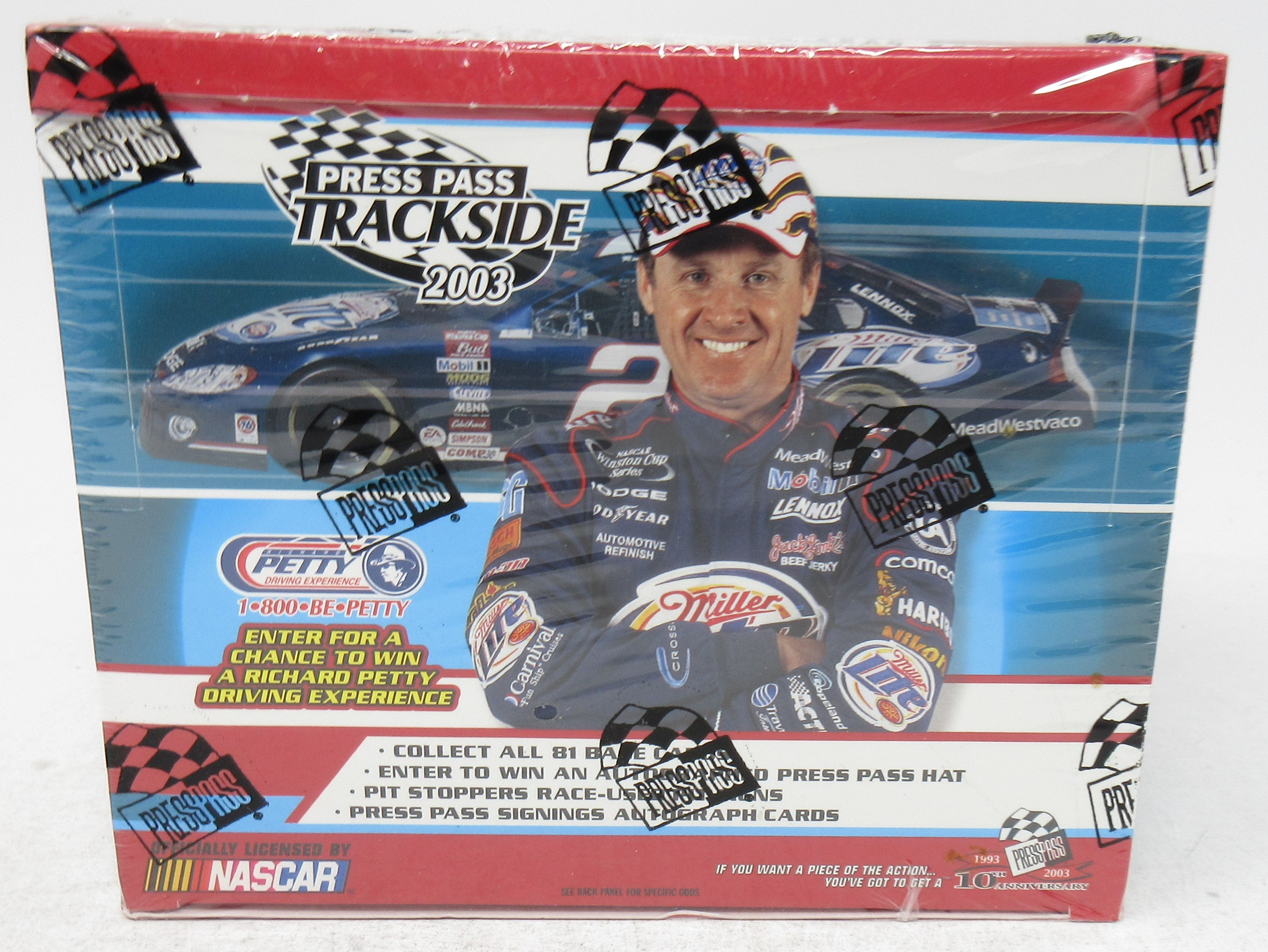 2003 Press Pass Trackside Racing Box (28/6)