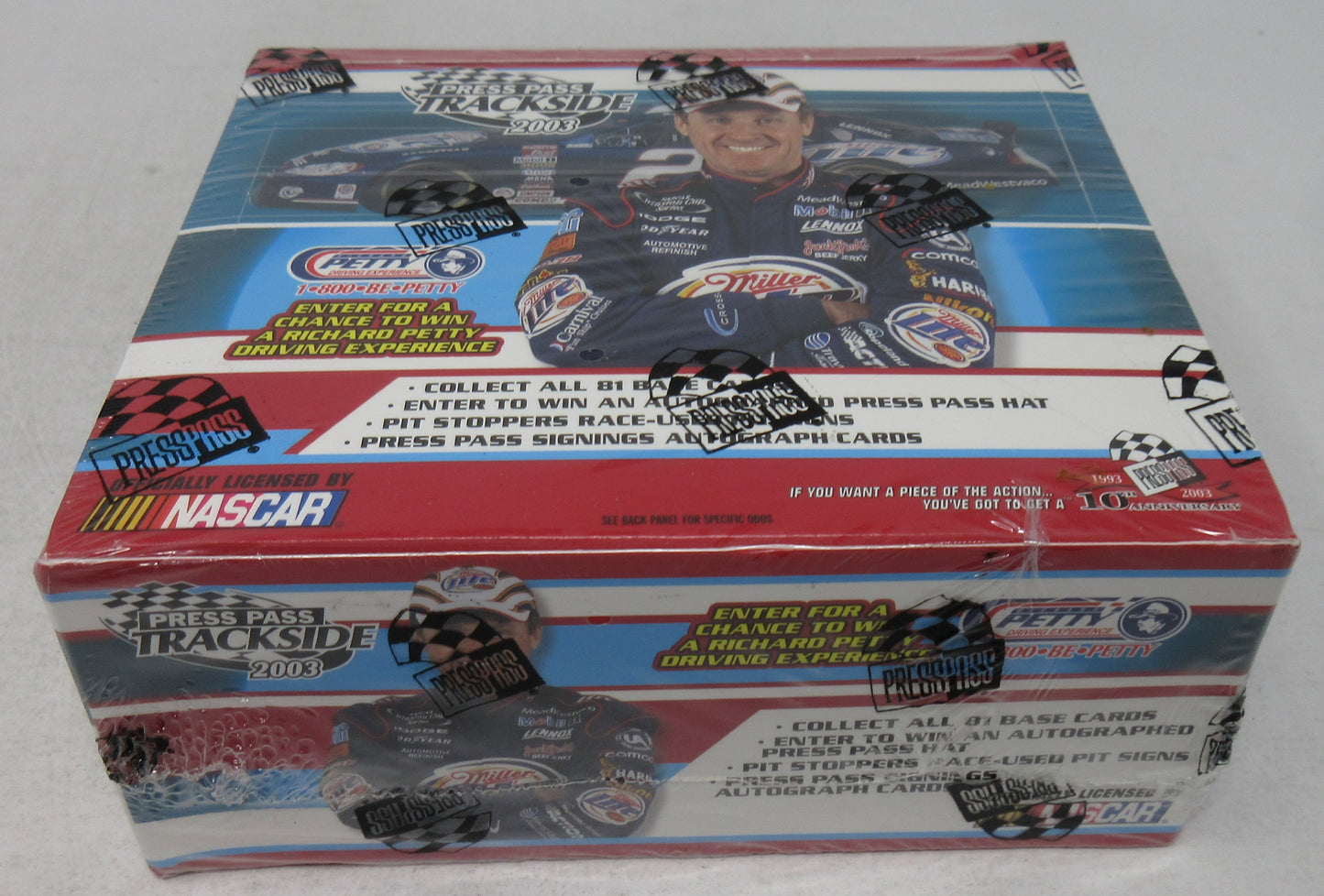 2003 Press Pass Trackside Racing Box (28/6)