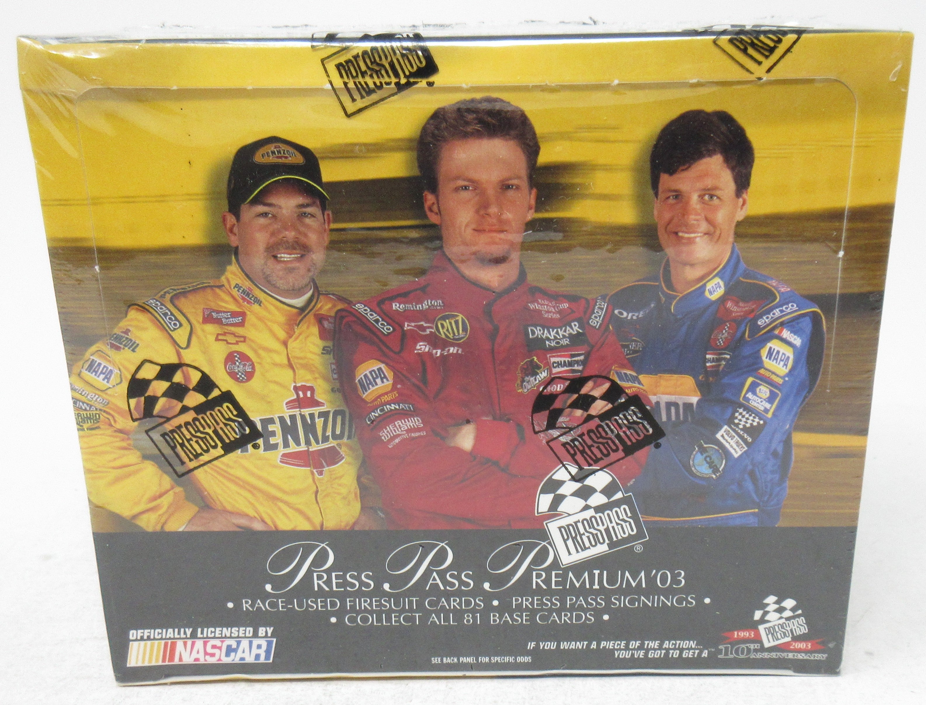 2003 Press Pass Premium Racing Box (Retail) (28/4)