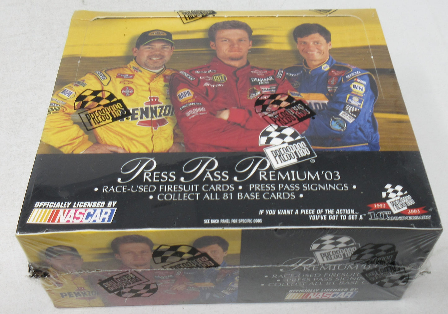 2003 Press Pass Premium Racing Box (Retail) (28/4)
