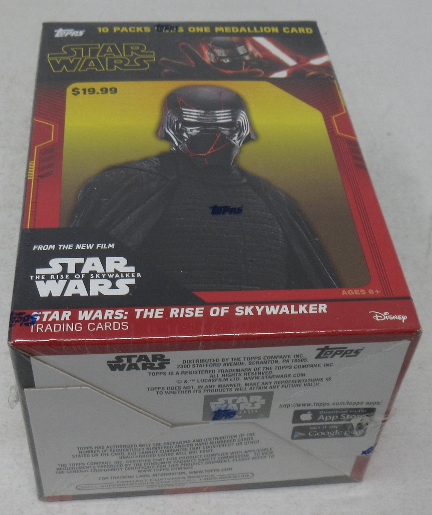 2019 Topps Star Wars The Rise of Skywalker Blaster Box (10/6 plus Medallion Card)