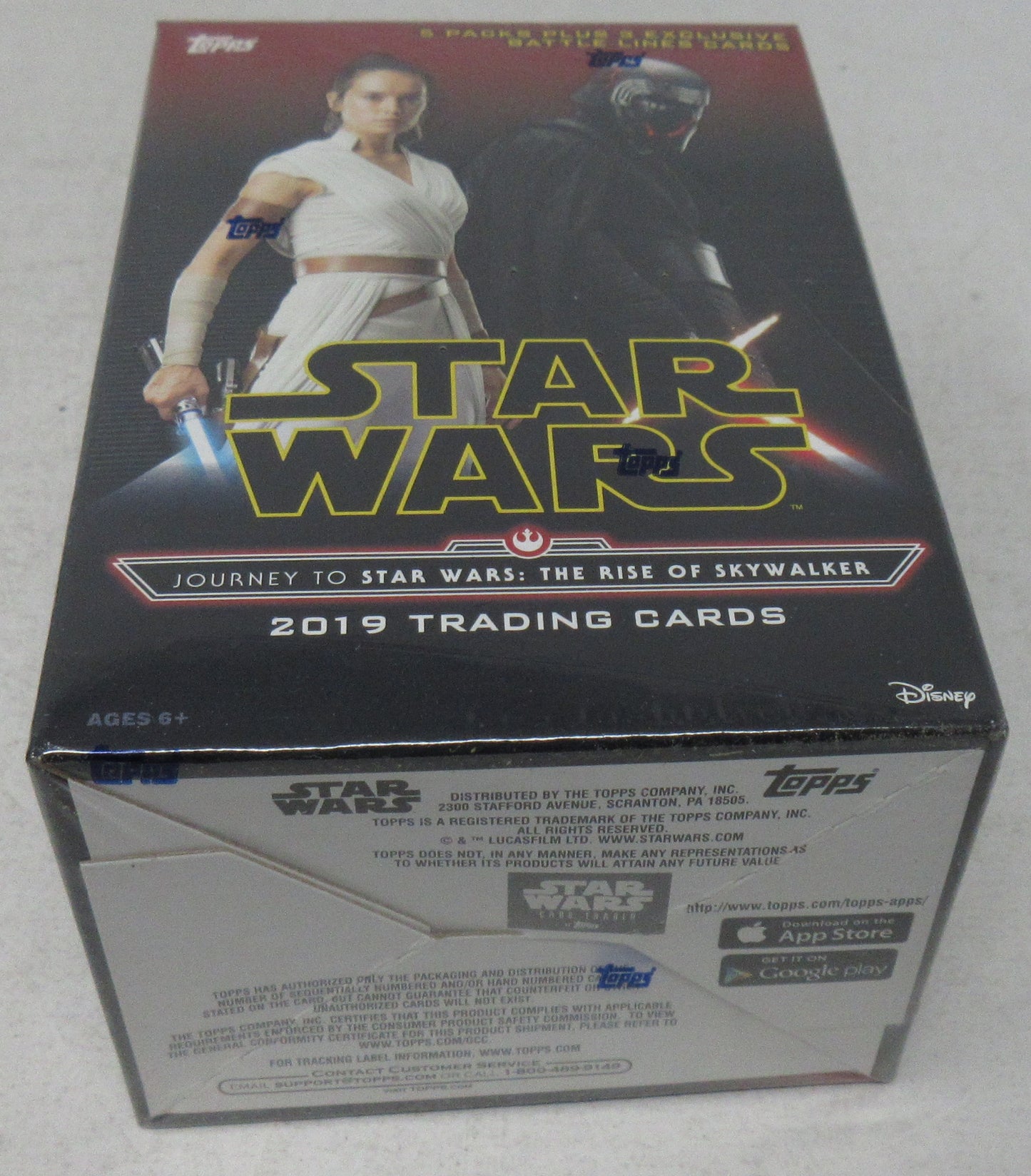 2019 Topps Star Wars The Rise of Skywalker Blaster Box (5/6 plus 3 Cards)