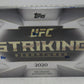 2020 Topps UFC Ultimate Fighting Championship Striking Signatures Box (Hobby)