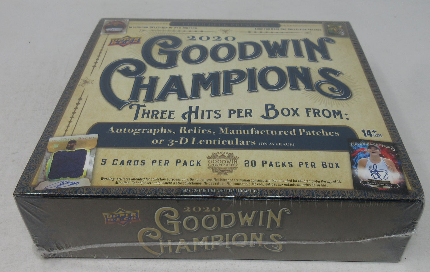 2020 Upper Deck Goodwin Champions Box (Hobby) (20/5)