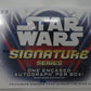 2022 Topps Star Wars Signature Series Box (Hobby)