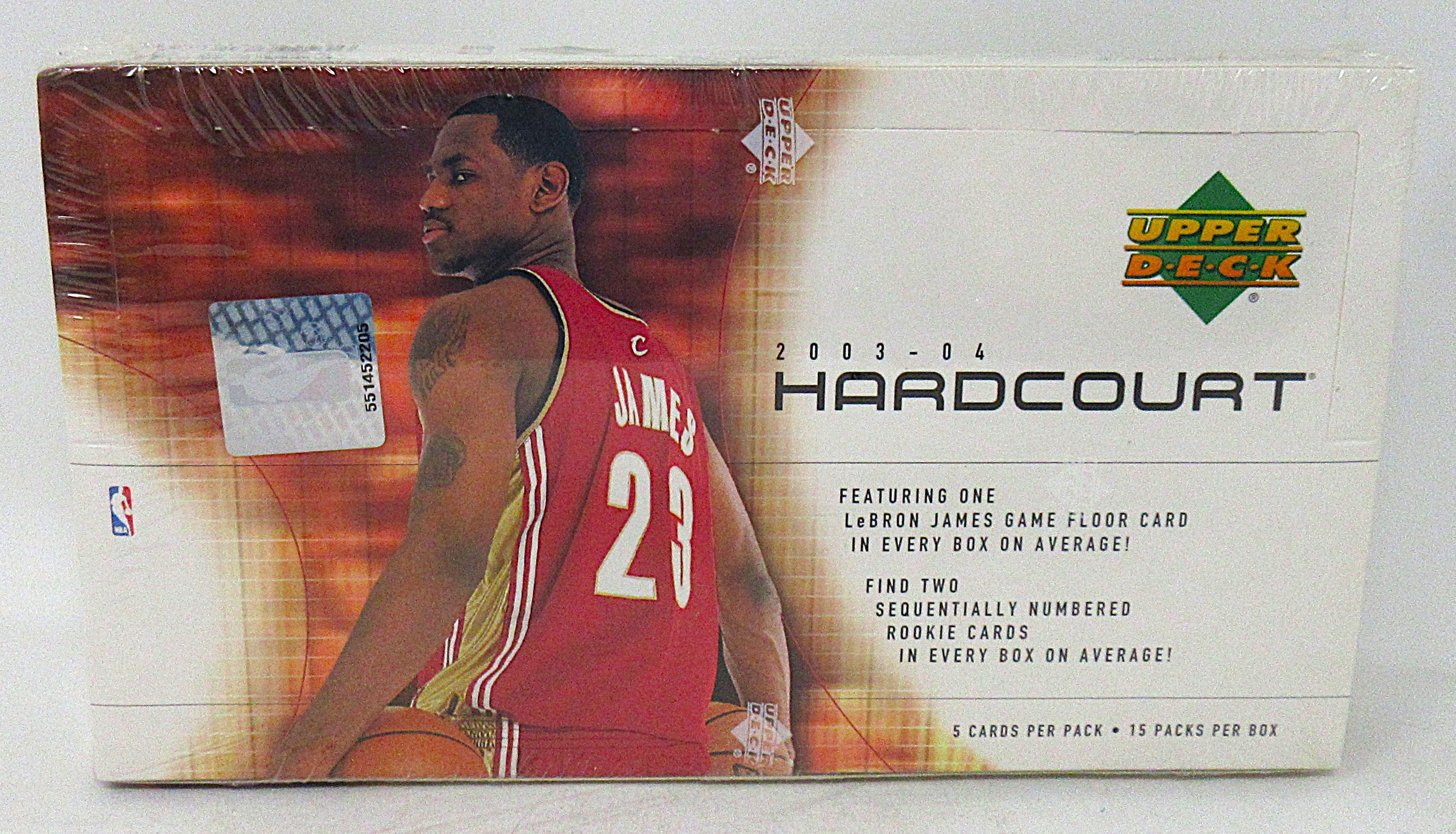 2003/04 Upper Deck Hardcourt Basketball Box (Hobby) (15/5)